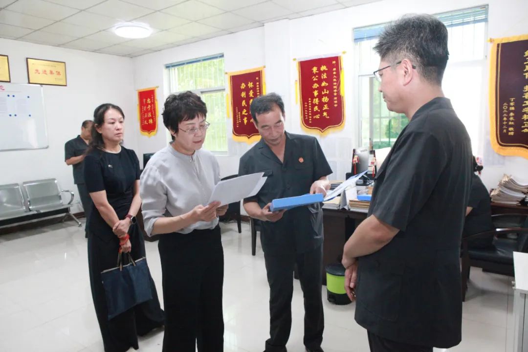 宝鸡中院院长尤青赴眉县法院调研诉源治理等工作